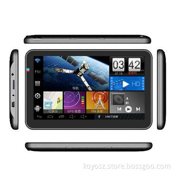 Android System GPS Navigator with DVR Function, 512MB RAM with 8GB Flash, Wi-Fi/FM/AV IN/Capacitive